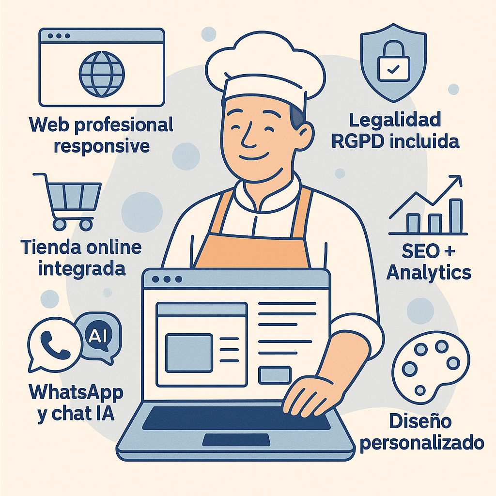 Automatizamos con soluciones IA la hostelería | restaurantes | Fast food. Automatiza reservas, pedidos, delivery y WhatsApp. Más ventas, menos esfuerzo. 